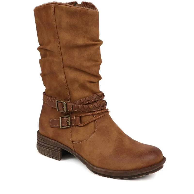 Long Slouch Boots - WOIL40017 / 326 038 - Tan