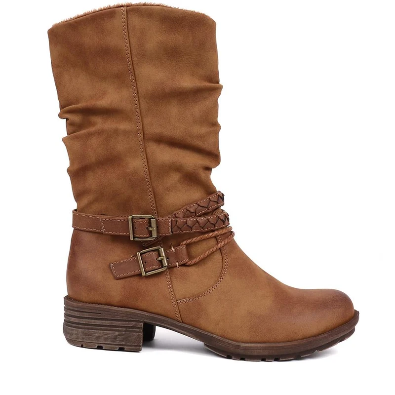 Long Slouch Boots - WOIL40017 / 326 038 - Tan