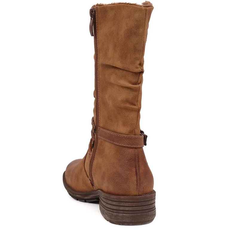 Long Slouch Boots - WOIL40017 / 326 038 - Tan