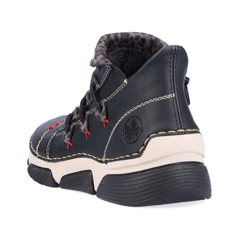 Rieker Damen Fashion Ankle Boots | Schwarz