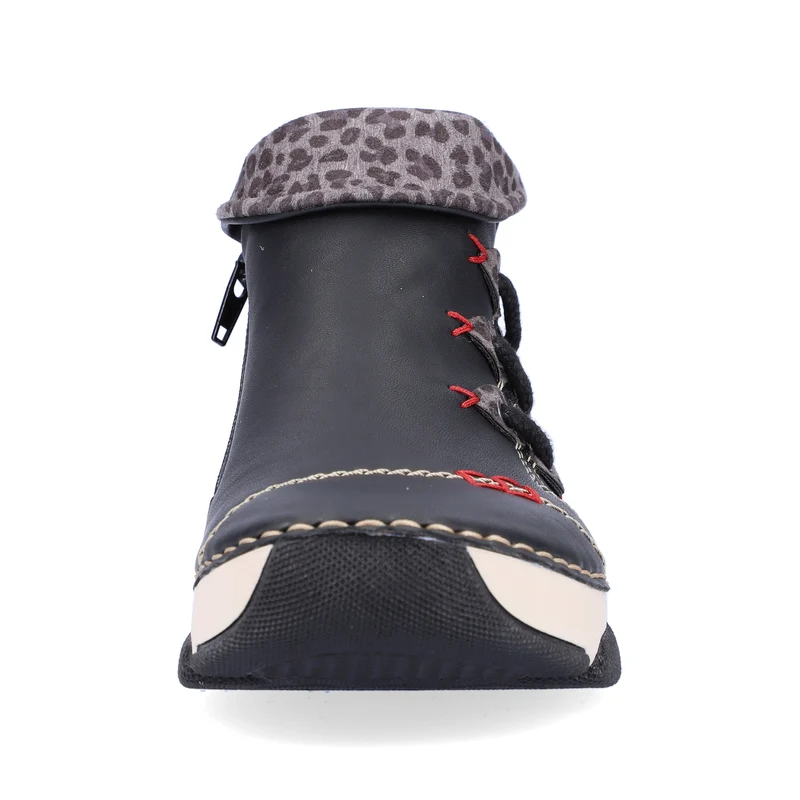 Rieker Damen Fashion Ankle Boots | Schwarz