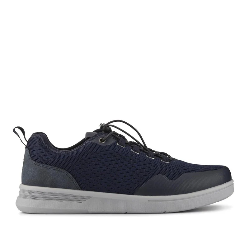Bungee-Laced Memory Foam Shoes - BOJIE41027 / 327 404 - Navy