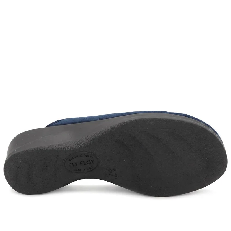 Fly Flot Velour Anatomic Mules - FLY44001 / 329 602 - Navy