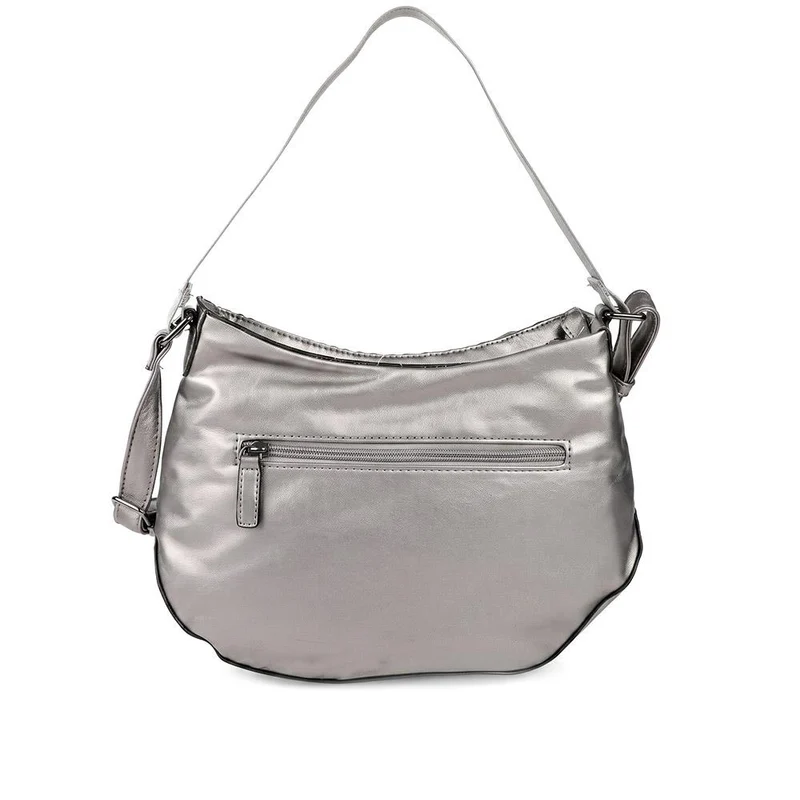 Gabor Quilted Adjustable Strap Handbag - GABC44053 / 330 519 - Pewter