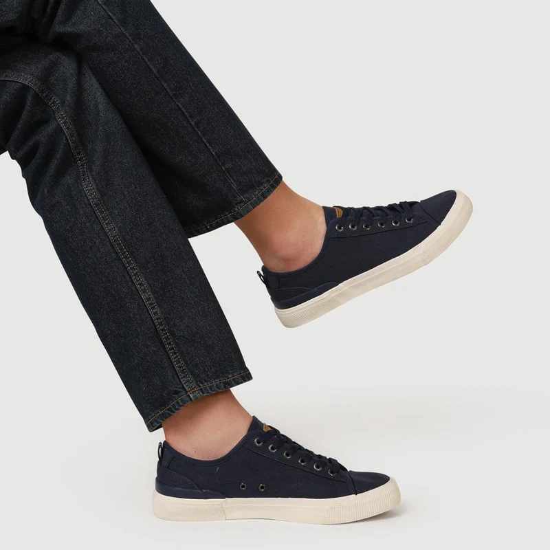 Casual Lace-Up Trainers - XIAM41011 / 326 922 - Navy