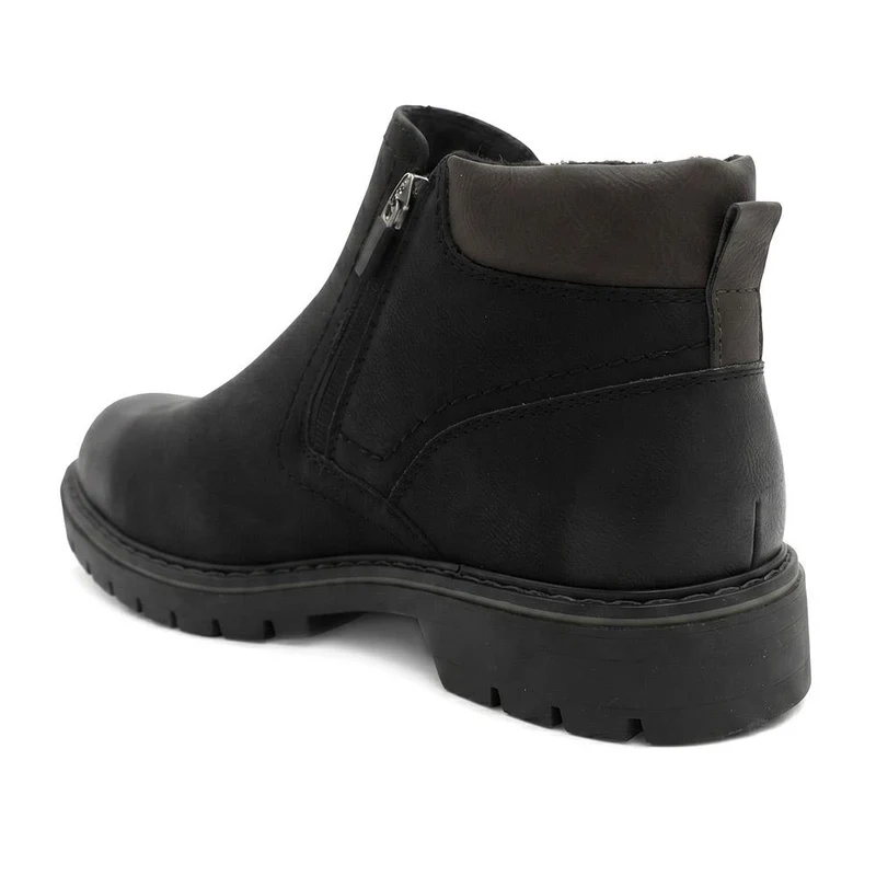 Chunky Sole Zip Fasten Boots - GANG44009 / 329 931 - Black