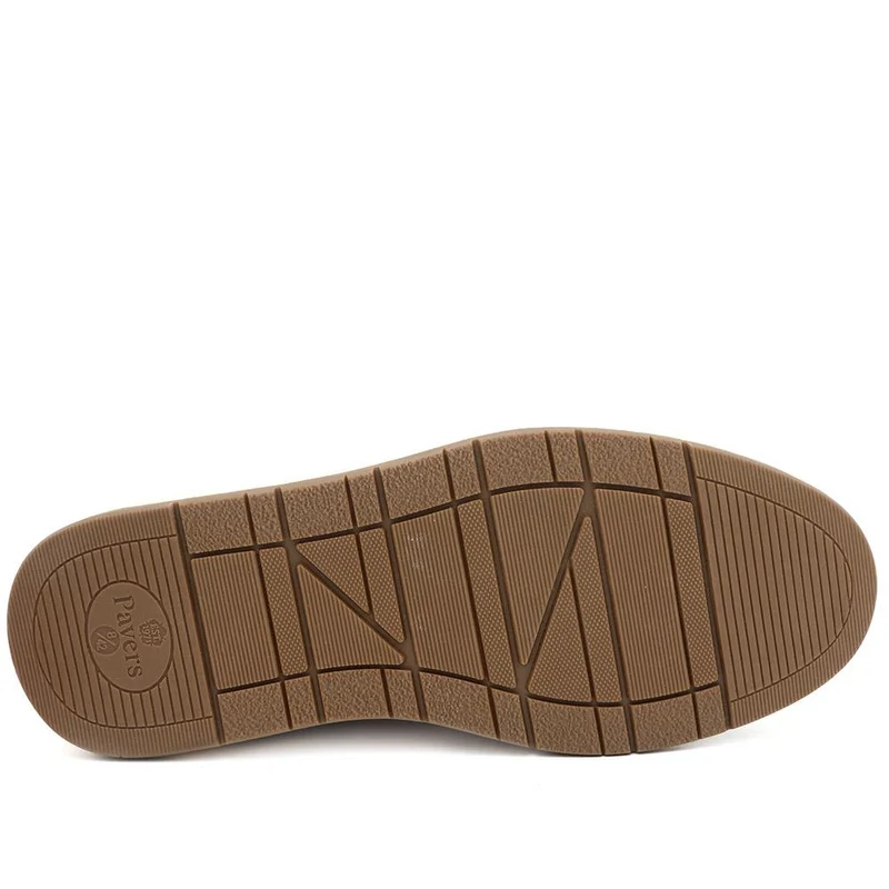 Casual Lace Up Boots - XINGH44010 / 330 034 - Tan