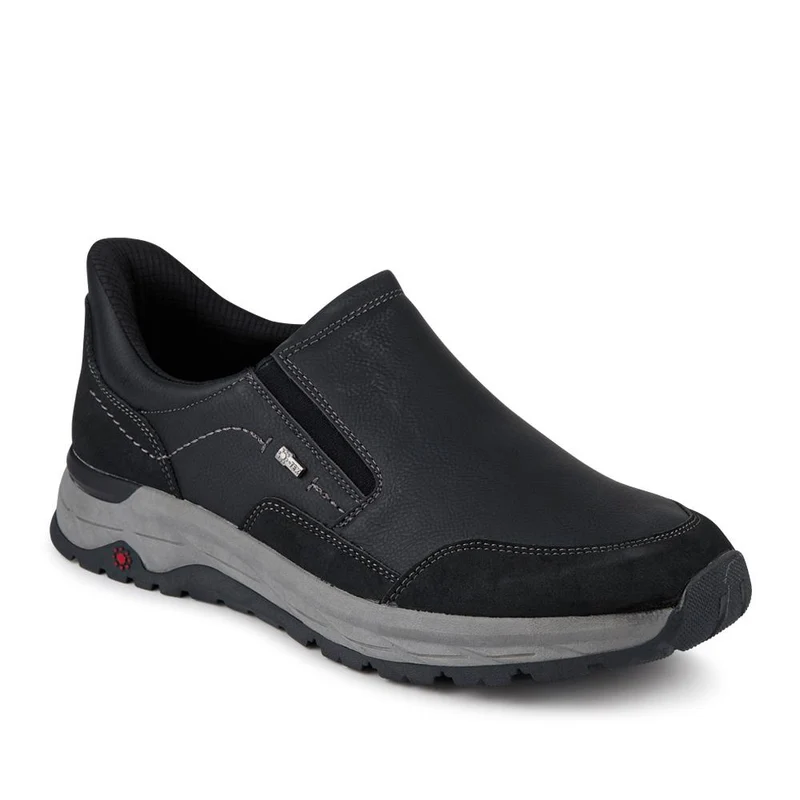 Relife Wide Fit Elasticated Slip-On Shoes - RELIF42001 / 327 807 - Black