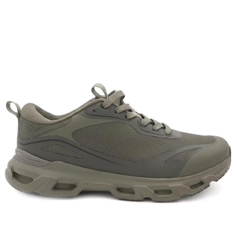 Memory Foam Slip On Sport Trainers - SUNCH44003 / 330 292 - Khaki