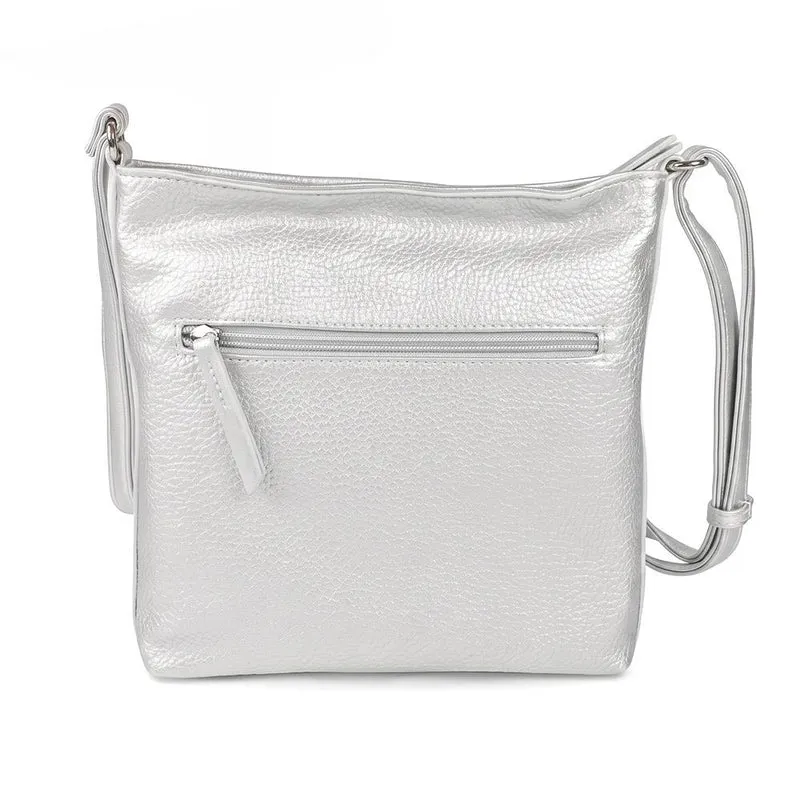 Gabor Zip Fastening Daily Handbag - GABC44052 / 330 518 - Silver