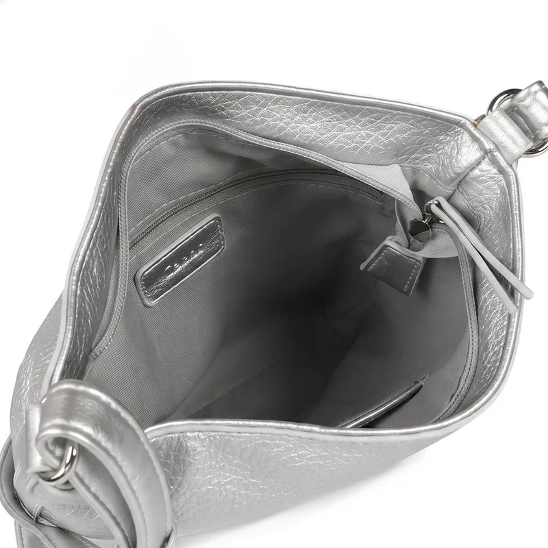 Gabor Zip Fastening Daily Handbag - GABC44052 / 330 518 - Silver