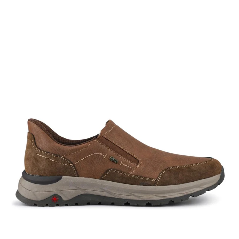 Relife Wide Fit Elasticated Slip-On Shoes - RELIF42001 / 327 807 - Cognac