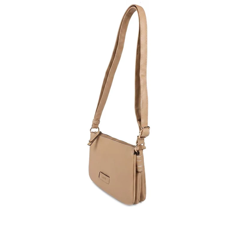 Gabor Zip Fasten Multi Pocket Crossbody Bag - GABC44051 / 330 517 - Camel