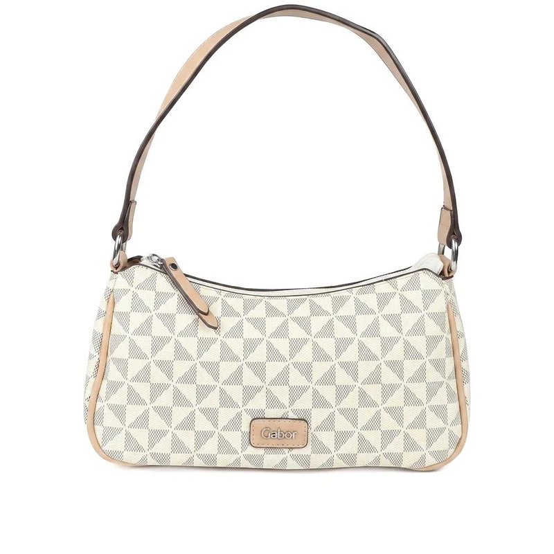 Gabor Zip Close Handbag - GABC44038 / 330 507 - Beige Multi