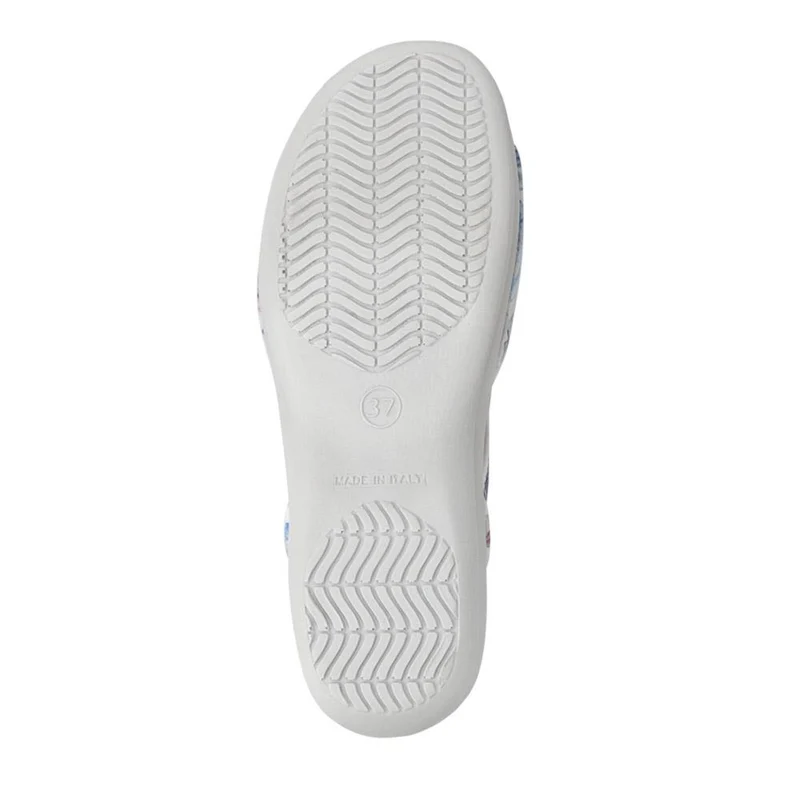 Stretchy Wide-Fit Sandals - POLY41000 / 327 211 - White