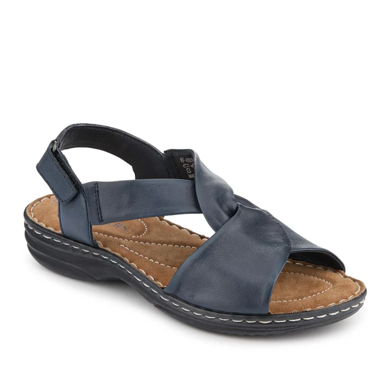 Casual Leather Touch-Fasten Sandals - KF41006 / 327 491