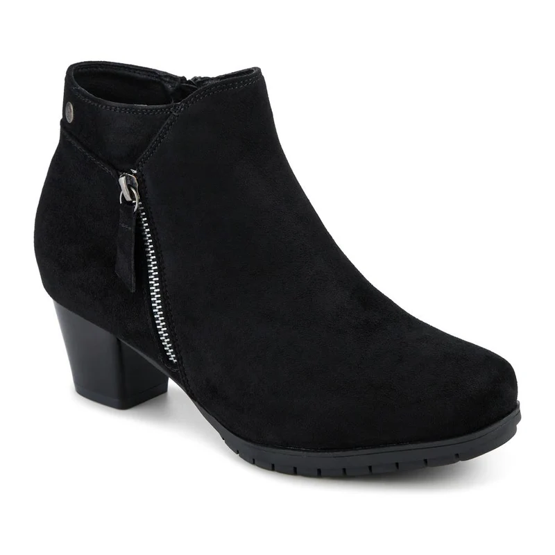 Wide Fit Smart Zip Up Ankle Boots - WOIL42018 / 327 950