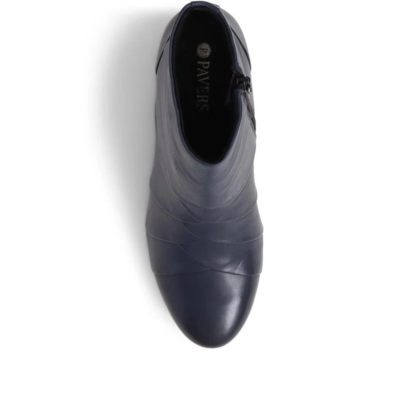 Everyday Leather Ankle Boots - MAGNU38003 / 324 540 - Navy