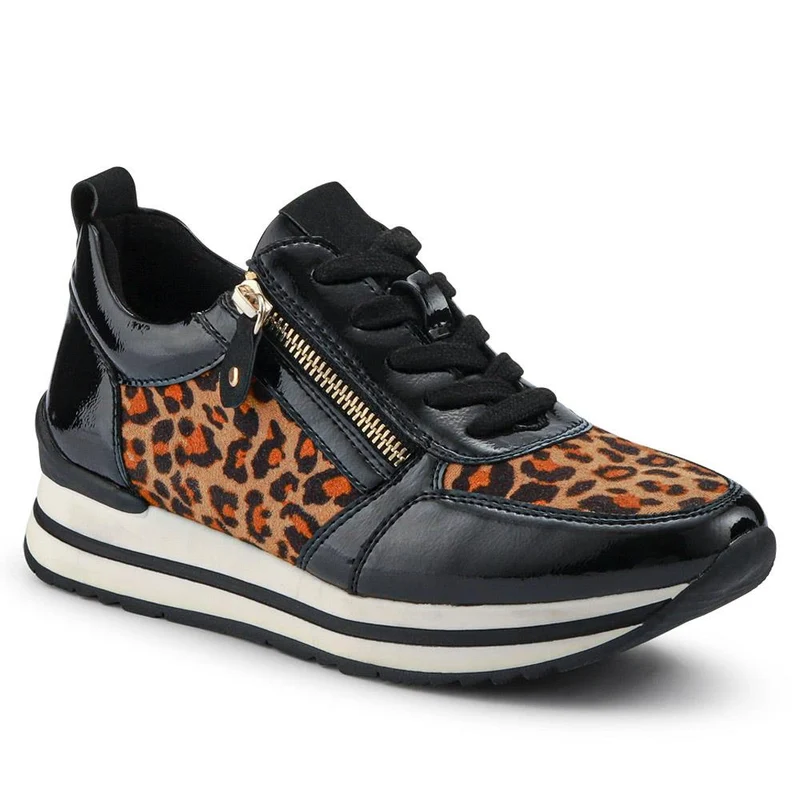 Zip-Up Laced Trainers - WBINS39070 / 325 159