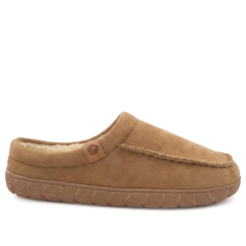 Cushioned Mule Slippers - GALOP40029 / 326 309 - Chestnut