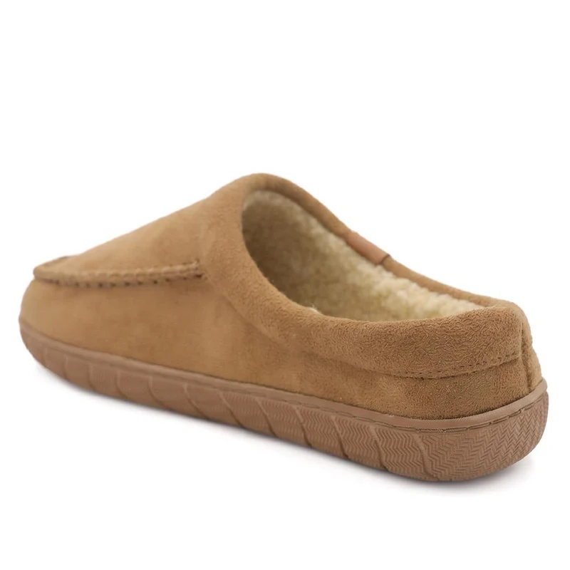 Cushioned Mule Slippers - GALOP40029 / 326 309 - Chestnut