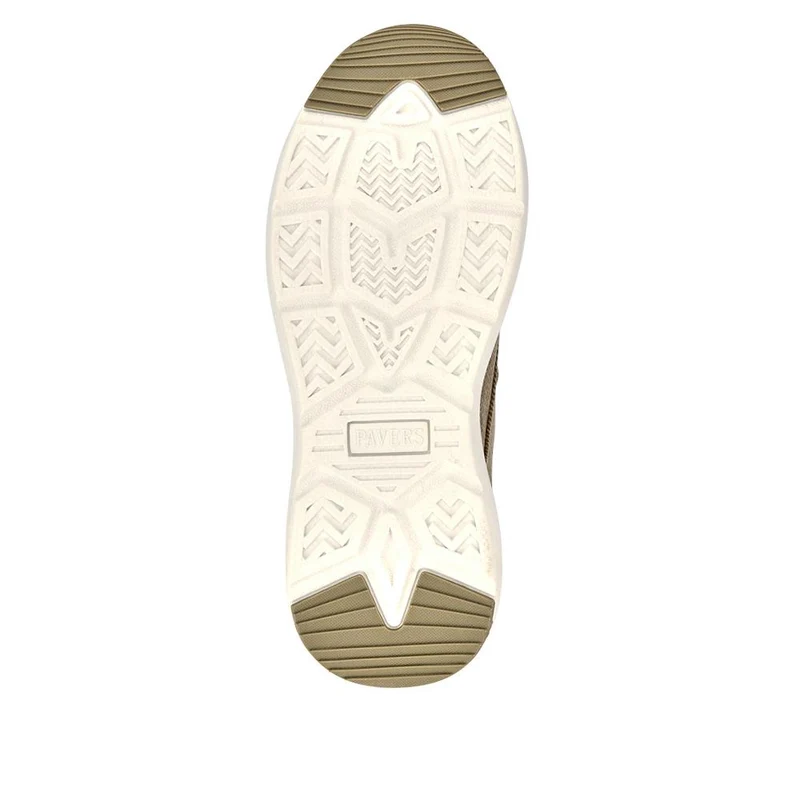 Easy Step In Wide Fit Laceless Trainers - BOJIE41013 / 327 259 - Beige