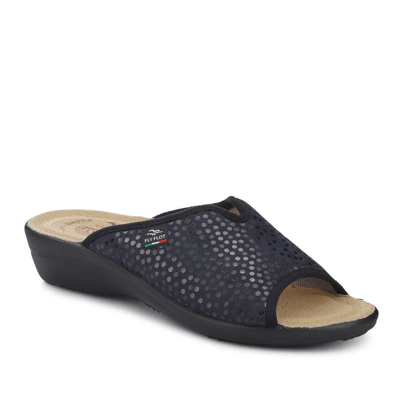 Fly Flot Lightweight Shock Absorbing Leather Mules - FLY41045 / 326 673 - Black