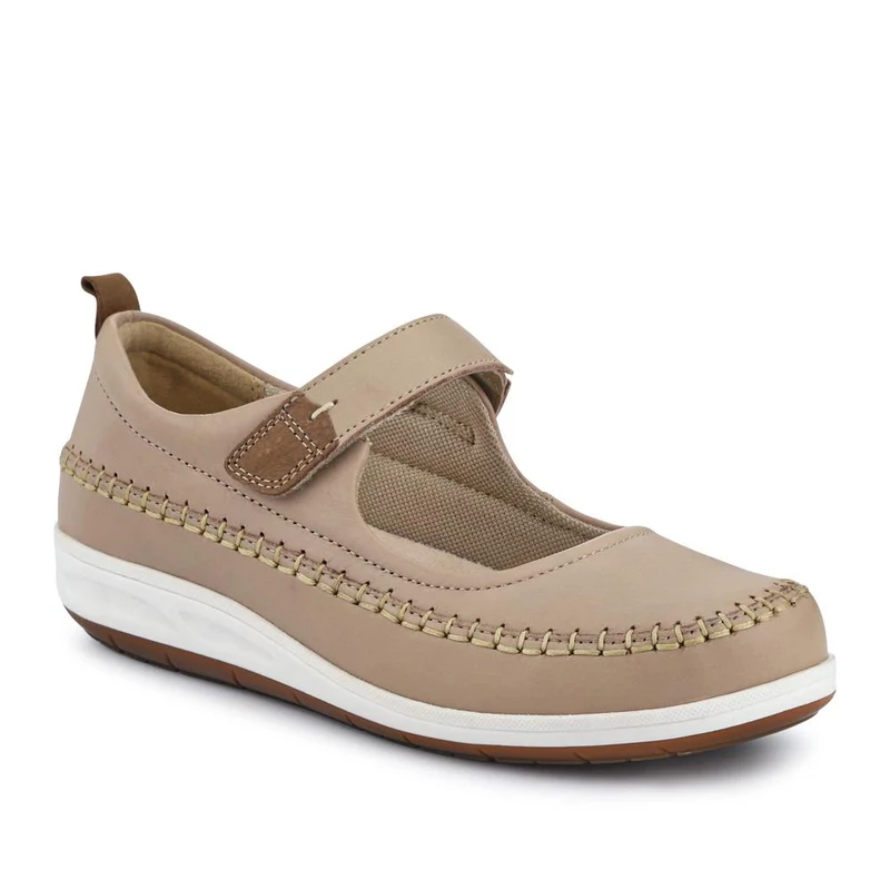 Wide-Fit Touch-Fasten Mary Janes - PARK41031 / 327 061