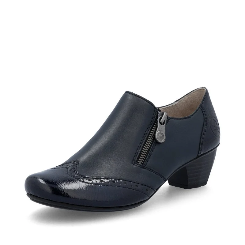 Rieker Modischer Absatzschuh für Damen | Marineblau