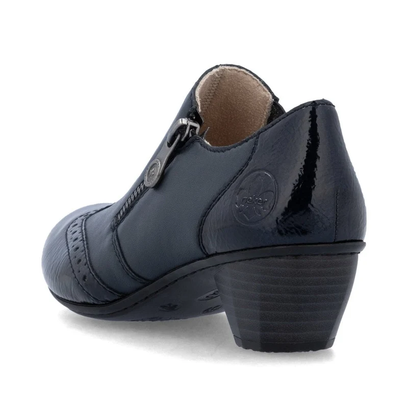 Rieker Modischer Absatzschuh für Damen | Marineblau