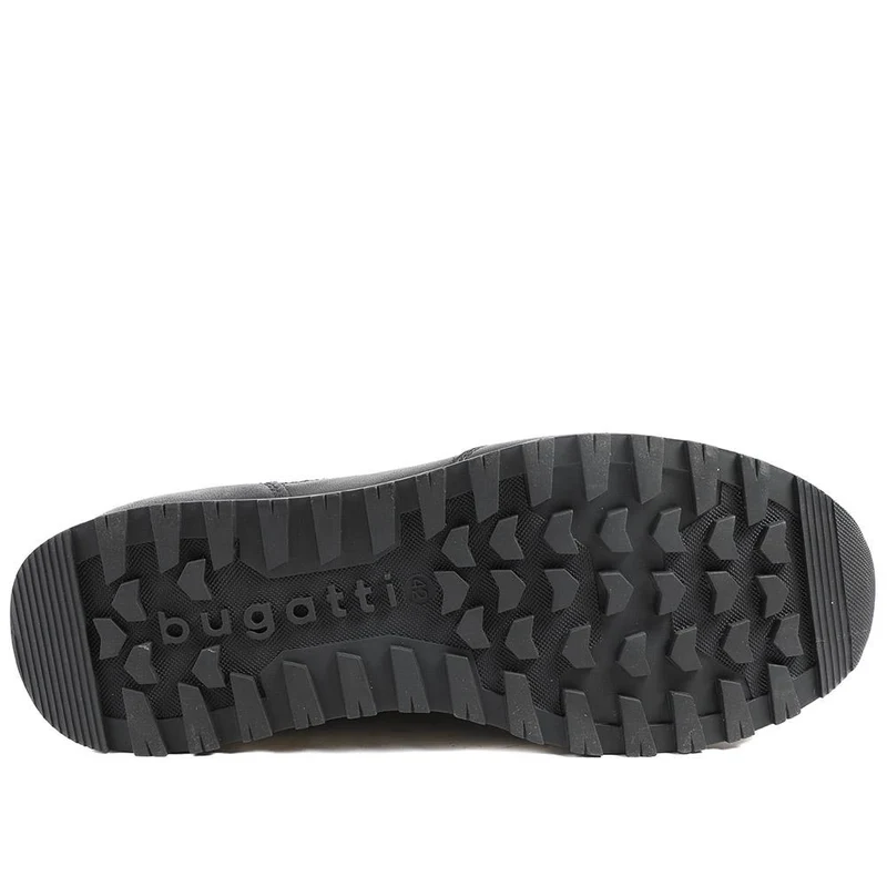 Bugatti Leather Lace Up Trainers - BUG43511 / 328 753 - Navy