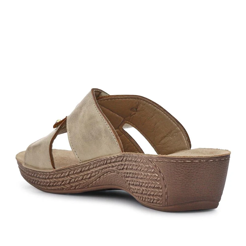 Adjustable Extra-Cushioned Sandals - INB41021 / 327 505 - Beige