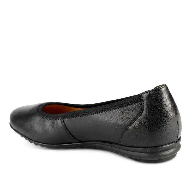 Smart Leather Lightweight Ballet Flats - RNB44009 / 329 773 - Black