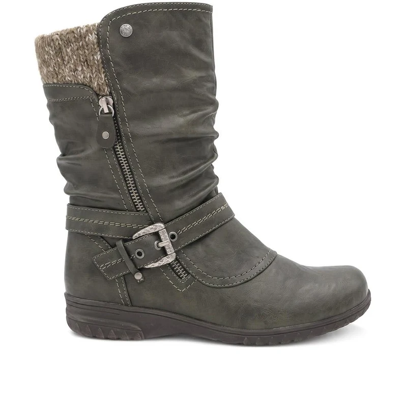 Slouch Calf Boots - WBINS38154 / 324 703 - Khaki