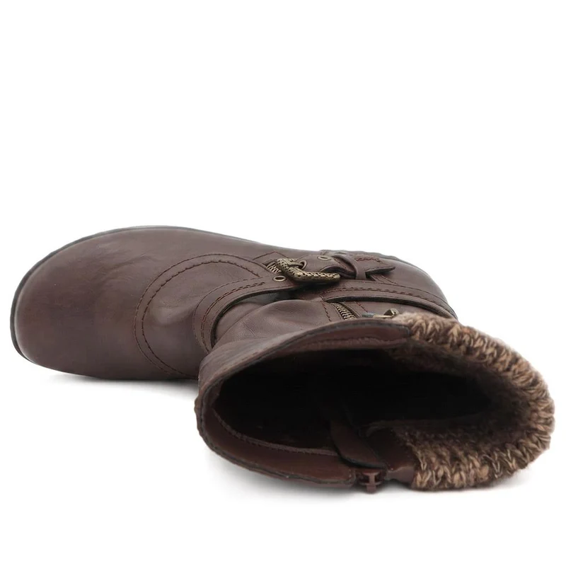 Slouch Calf Boots - WBINS38154 / 324 703 - Chocolate
