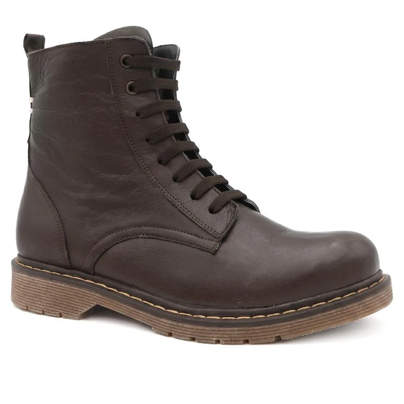 Lace-Up Leather Boots - BELYNR40001 / 326 190