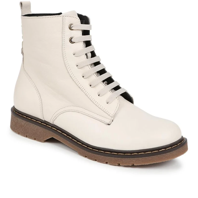 Lace-Up Leather Boots - BELYNR40001 / 326 190