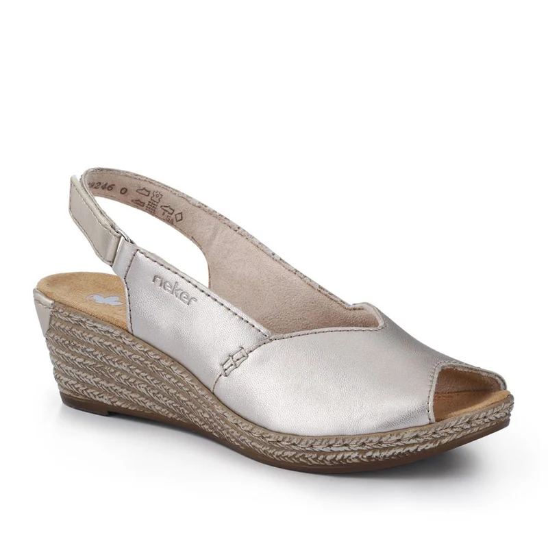 Smart Leather Slingback Sandals - RKR41537 / 327 287