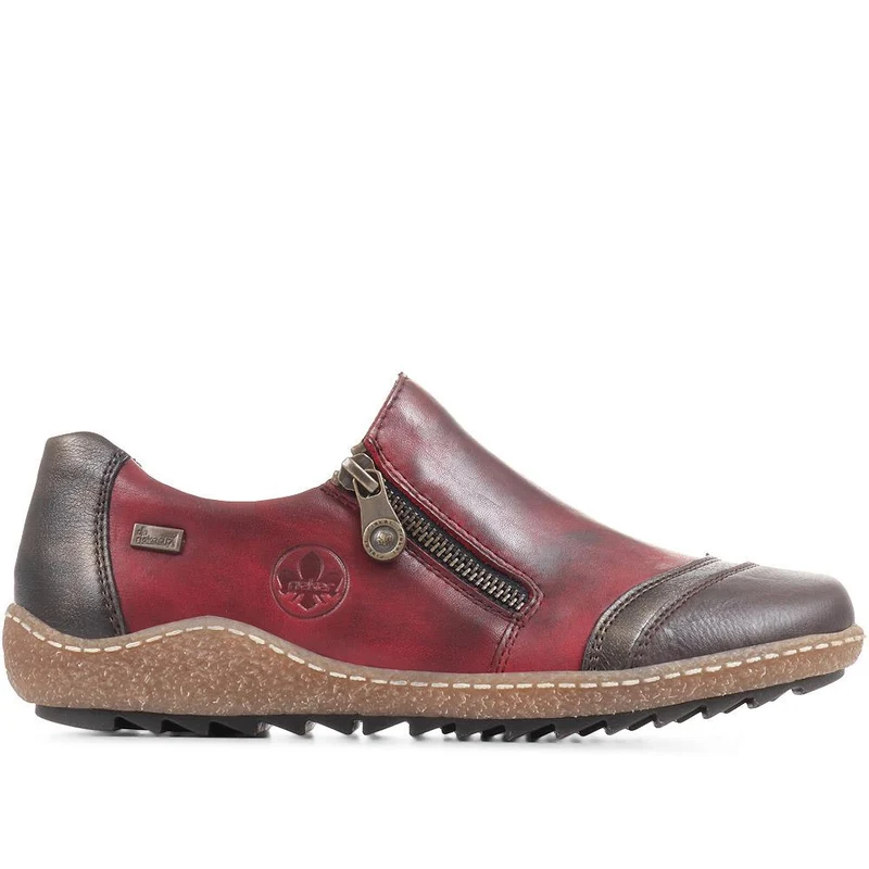 Zip Up Shoes - RKR36508 / 322 425 - Burgundy