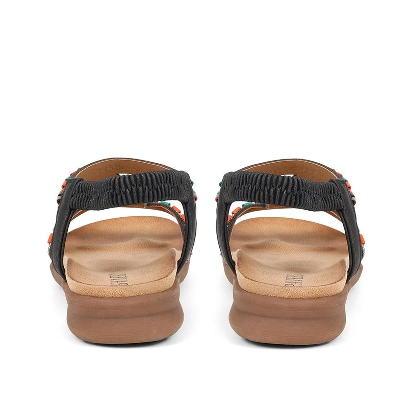 Beaded Sandals - BAIZH37053 / 323 376 - Black
