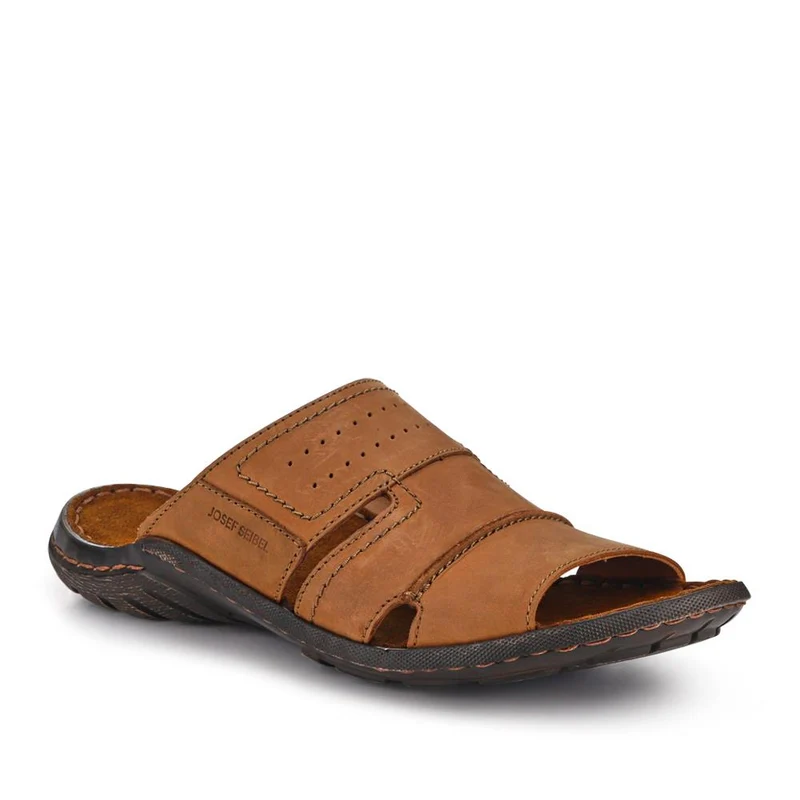 Wide-Fit Leather Mule Sandals - JOSEF41502 / 327 045