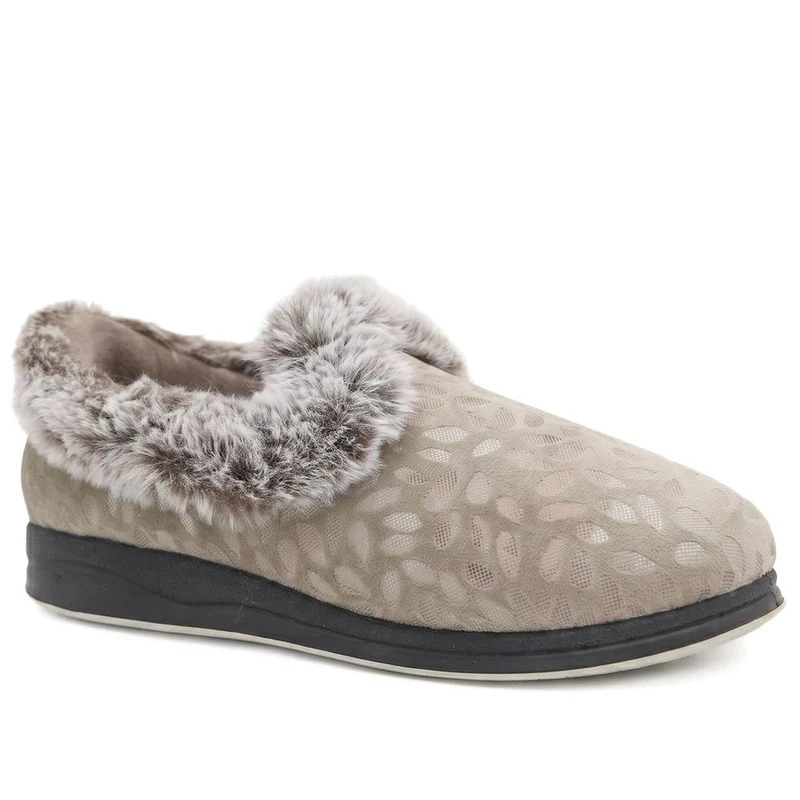 Wide Fit Luxury Memory Foam Full Slippers - QING44000 / 329 841