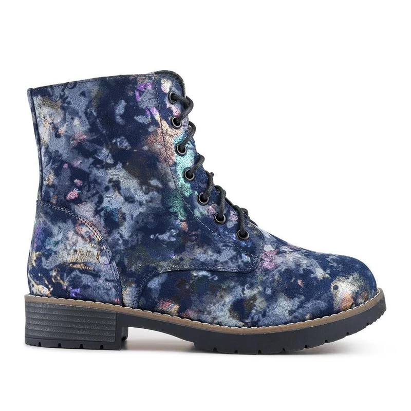 Extra-Wide Fit Boots - ANDOVER / 322 708 - Blue Multi