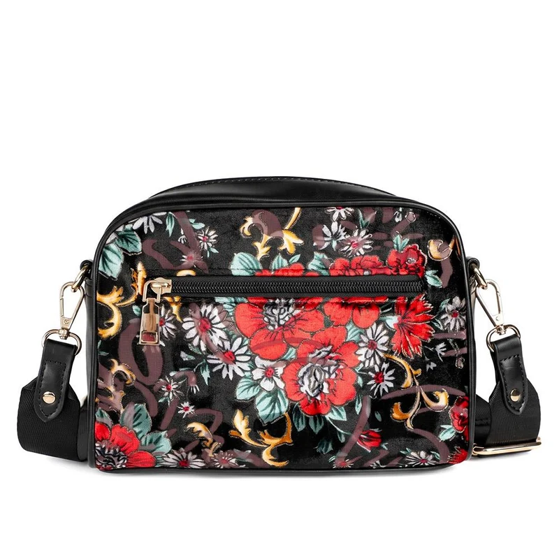 Adjustable Strap Multi Pocket Crossbody Bag - RIM44002 / 329 882 - Floral