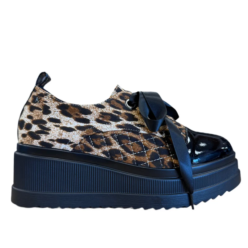 Kate Appleby Damen Loftshaw Plateau | Cremefarbener Leopard