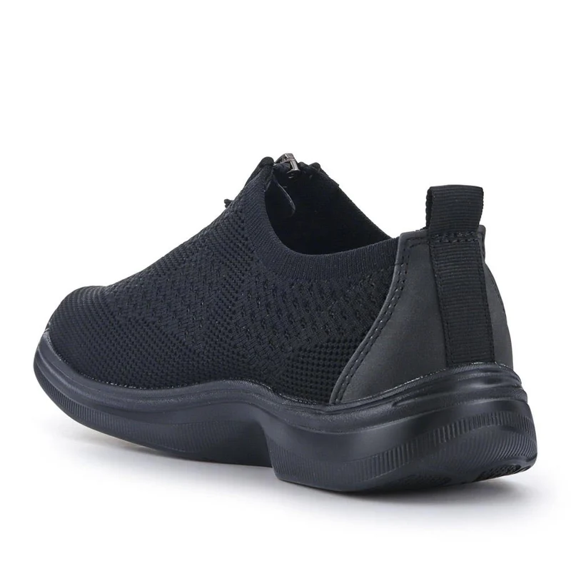 Extra-Wide Slip-On Shoes - ELENNE / 326 956 - Black