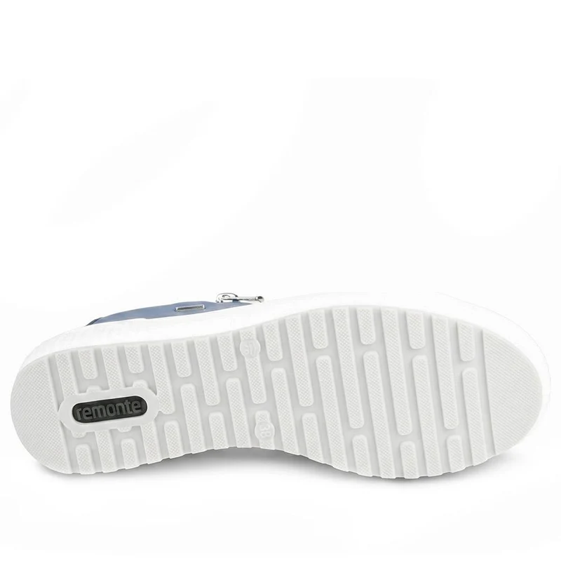 Remonte Leather Shower Resistant Trainers - DRS43504 / 328 687 - Denim