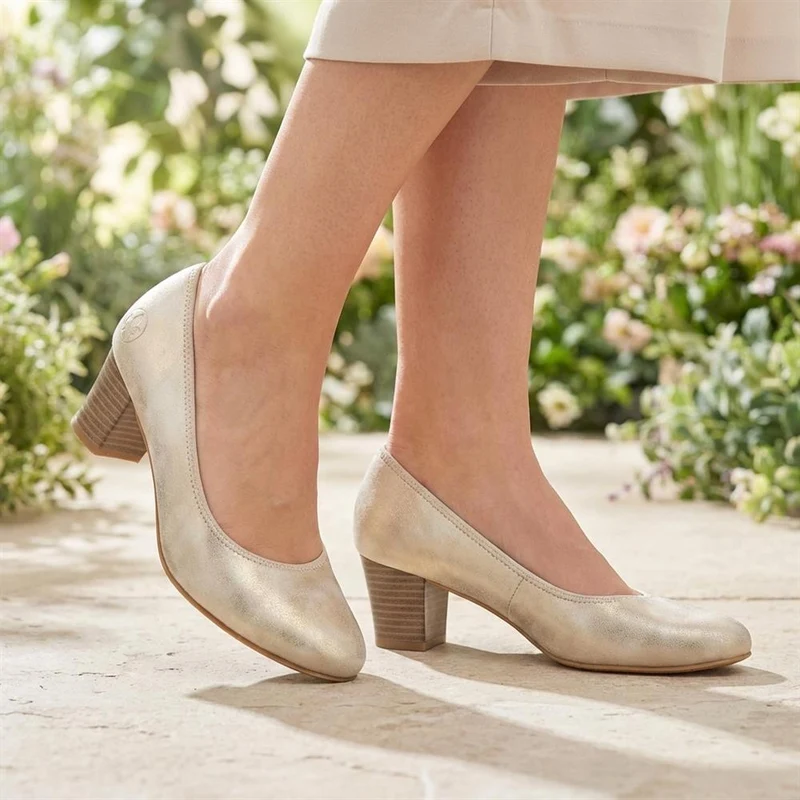Rieker Smart Court Shoes - RKR43519 / 328 782 - Gold