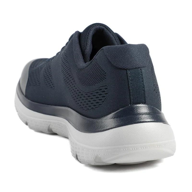 Wide Fit Memory Foam Lace Up Trainers - BOJIE43001 / 328 889 - Navy