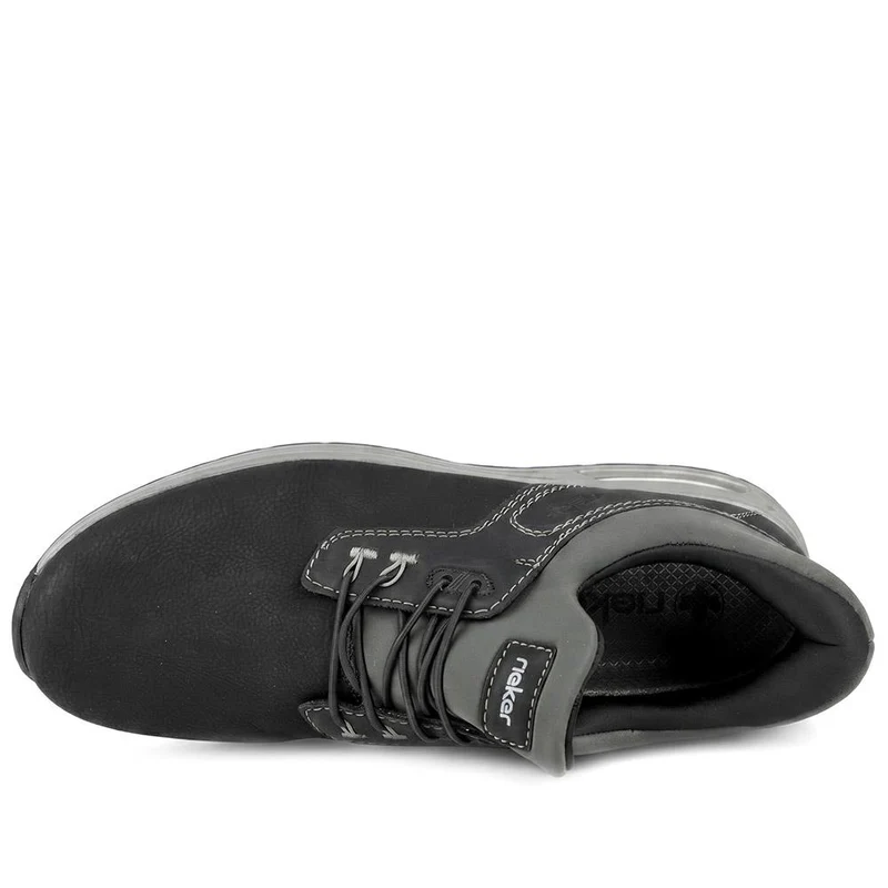 Rieker Slip On Bungee Lace Shoes - RKR43057 / 330 230 - Black